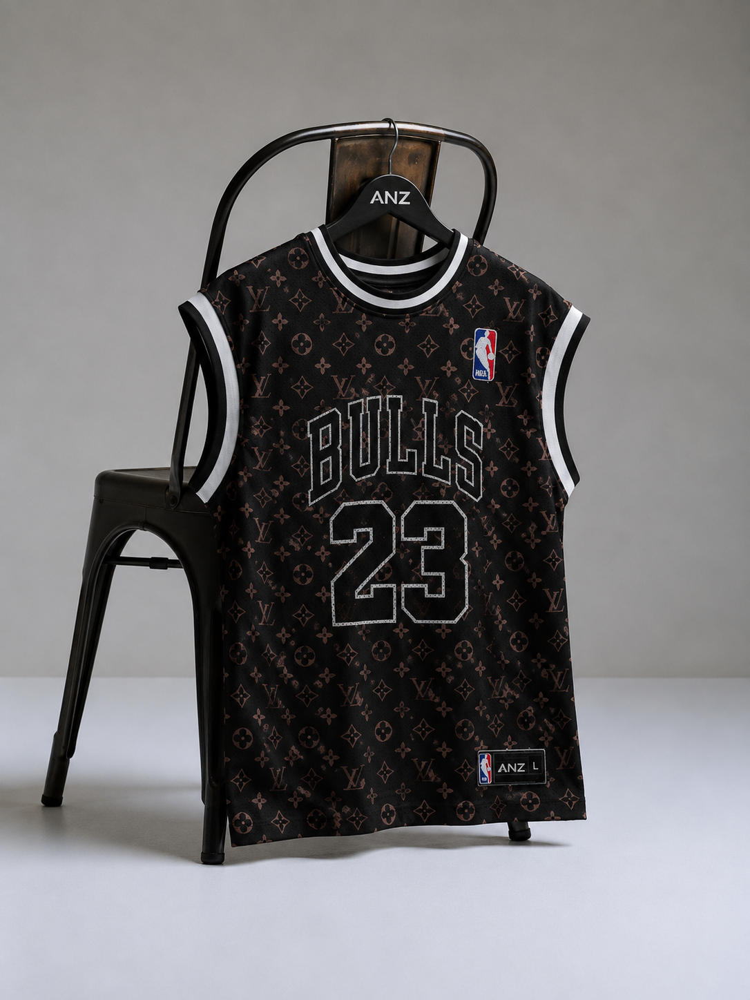 BLACK MONOGRAM VEST