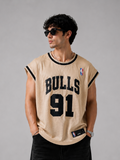 CREAM MESH BASKETBALL VEST