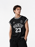 PARIS 23 PREMIUM MESH BASKETBALL VEST – BLACK