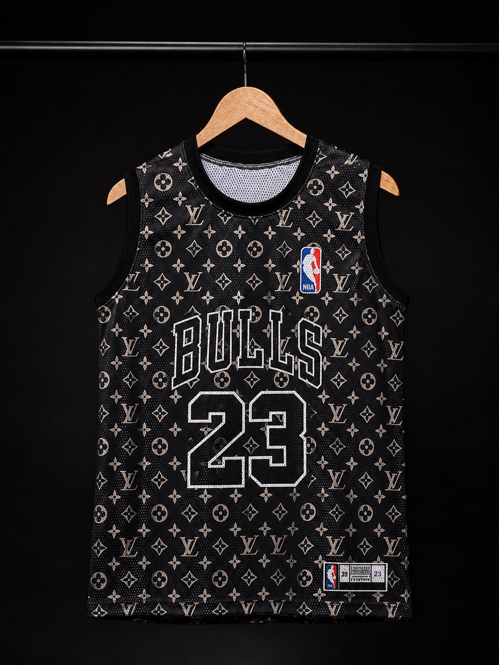 BLACK MONOGRAM VEST